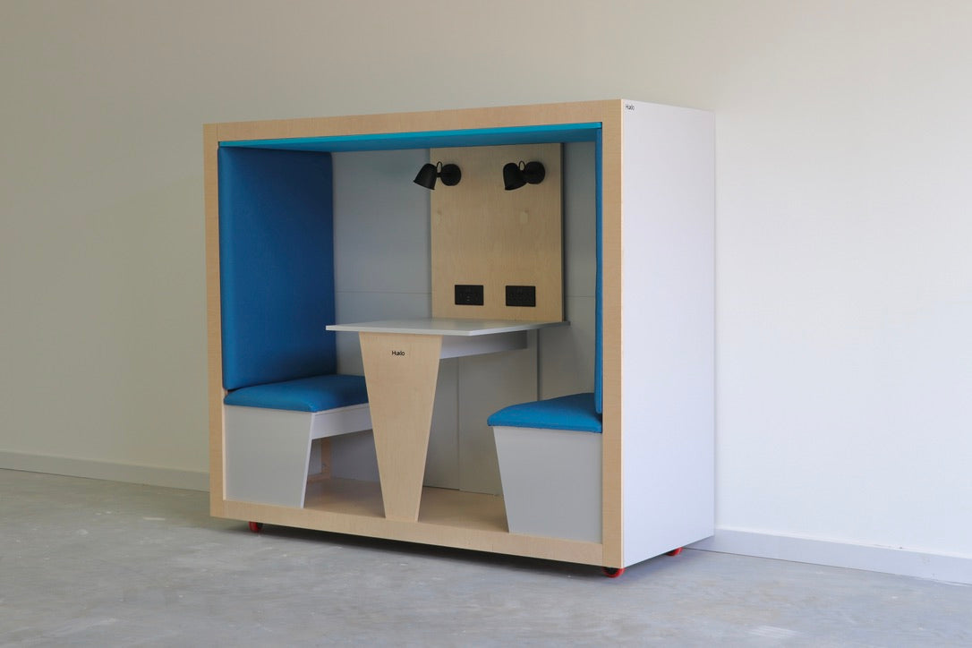Office Booth on Wheels Huxlo