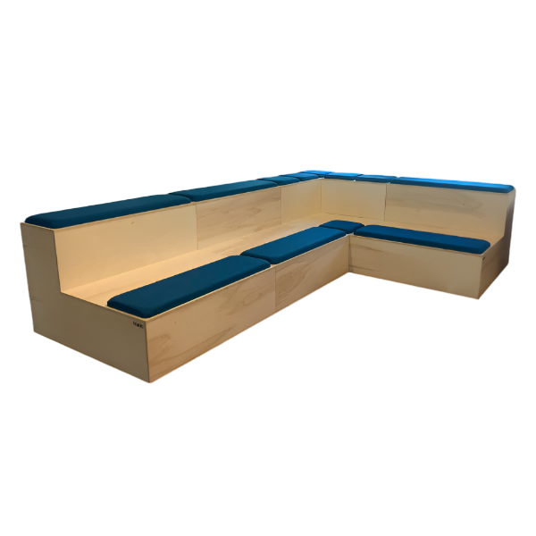 Corner Bleacher Seating